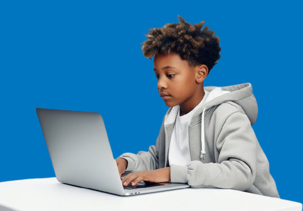 Happy Nigerian student